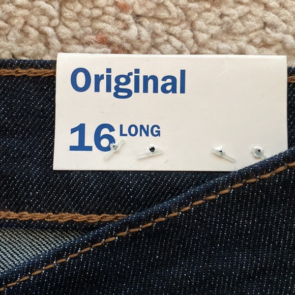NWT Women’s Old Navy Blue Jeans size 16 Long - Picture 4 of 5
